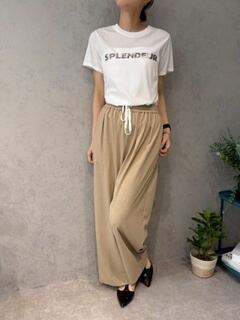 cafune (カフネ) Tシャツ 半袖 ロゴ クルーネック SPLENDEUR 625909