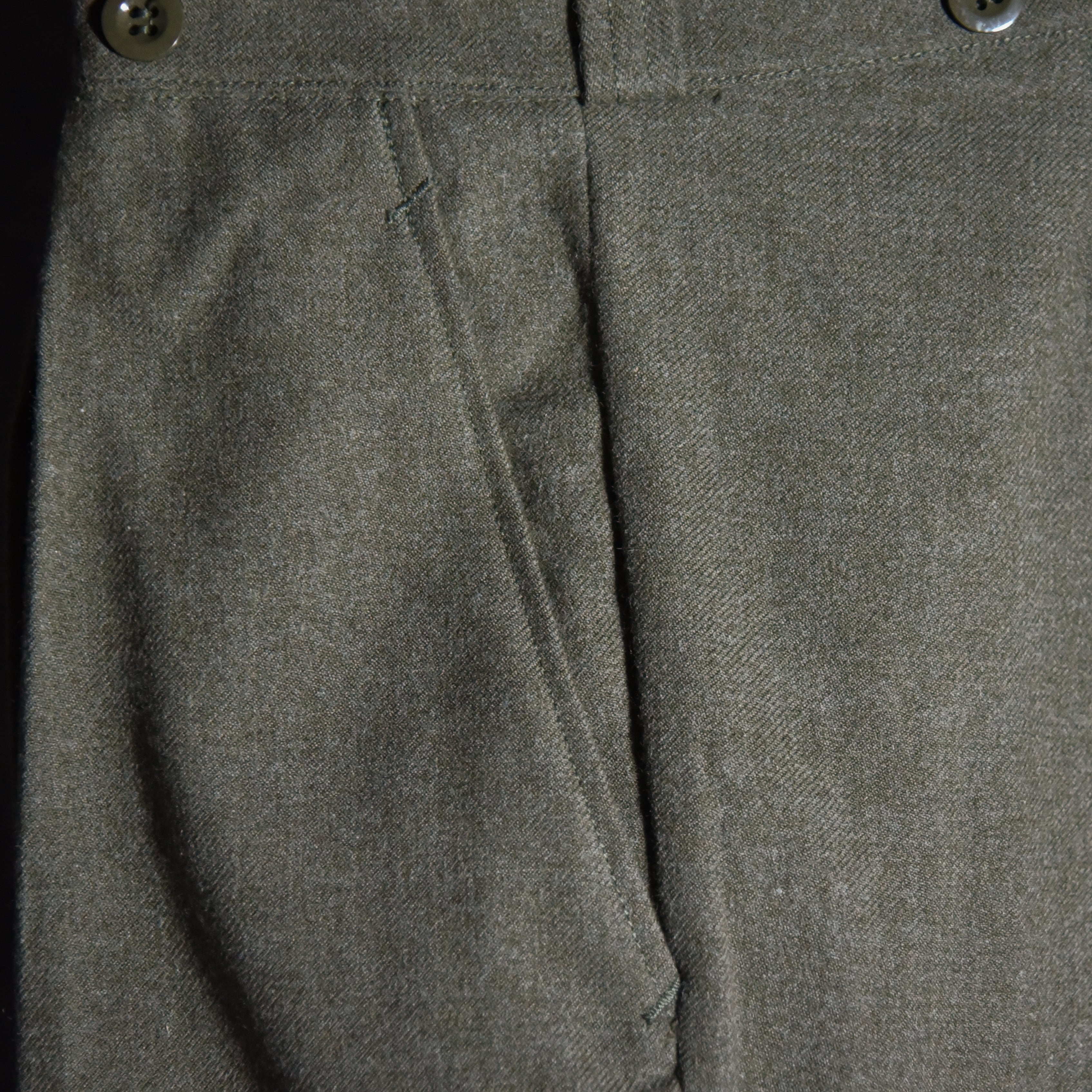 DEAD STOCK】Belgium Army Wool Trousers ベルギー軍 ウール