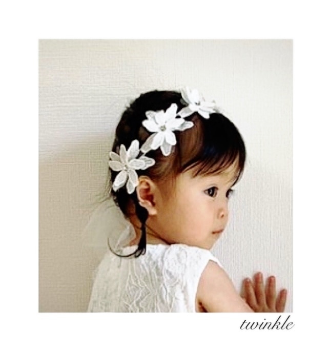 即納flower head accessories