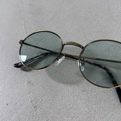 metalframe boston sunglasses/green