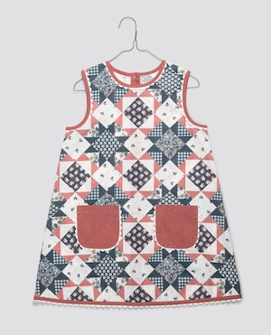 送料無料 Little Cotton Clothes/Hannah Dress Patchwork Floral