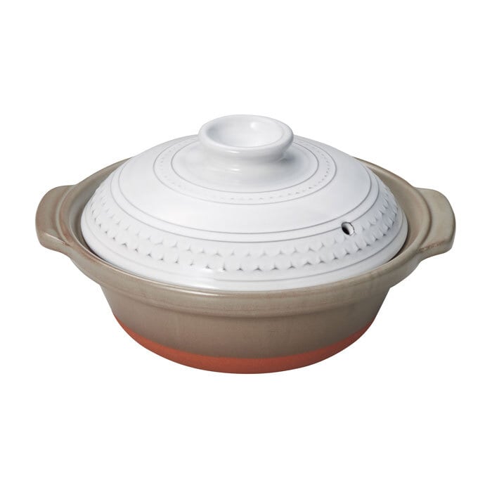 土鍋 8号 2〜3人用 直火専用 クレア CLEA KASUMI Mサイズ 1.5リットル