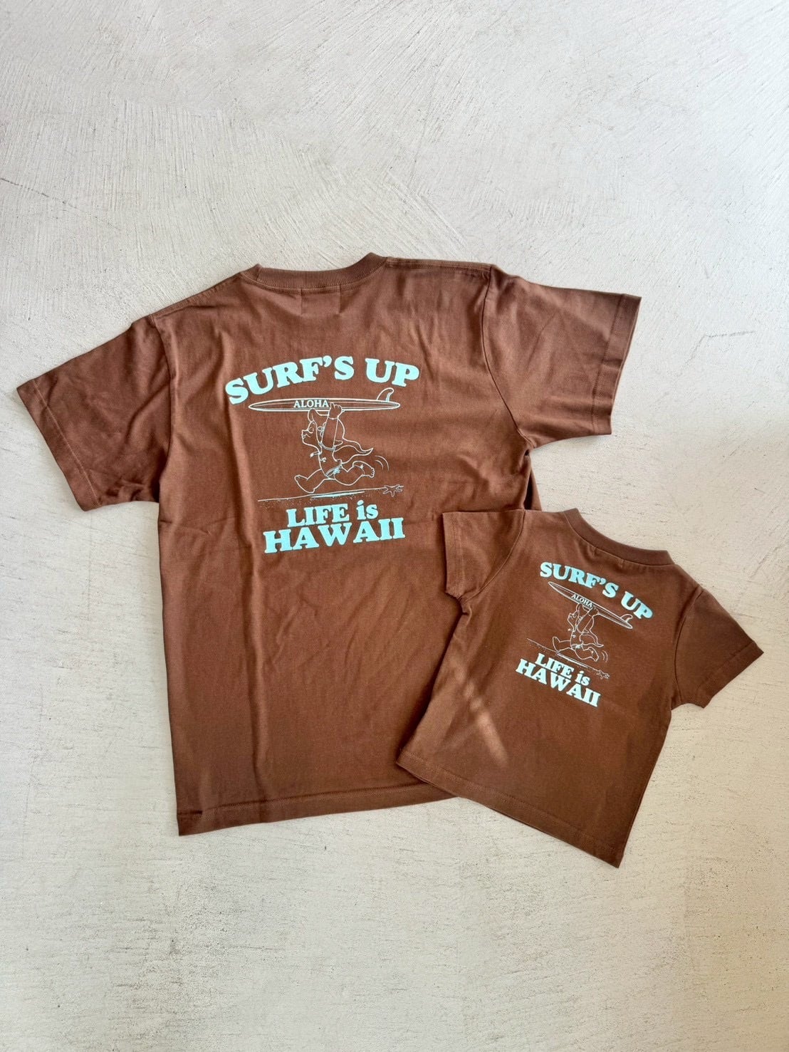 LIFE is × MAPUAコラボsurf's up半袖Tシャツ¥6,500+tax