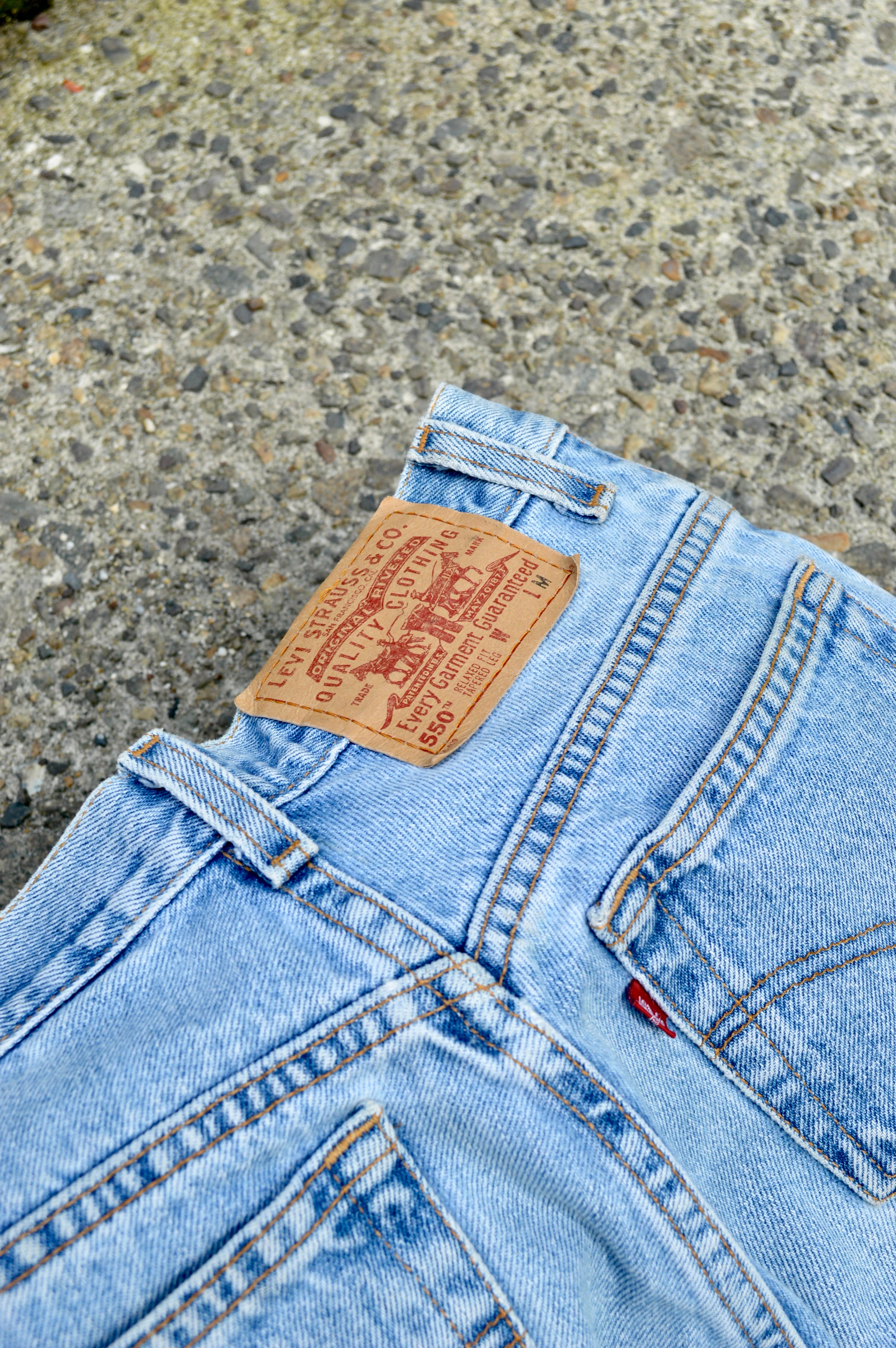 Levi's 550 90s Made in Mexico loose tapered women's size