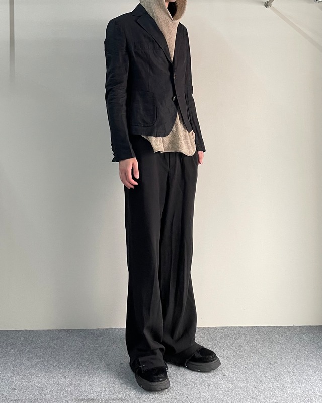 【09s/s Y's】linen single tailored jacket