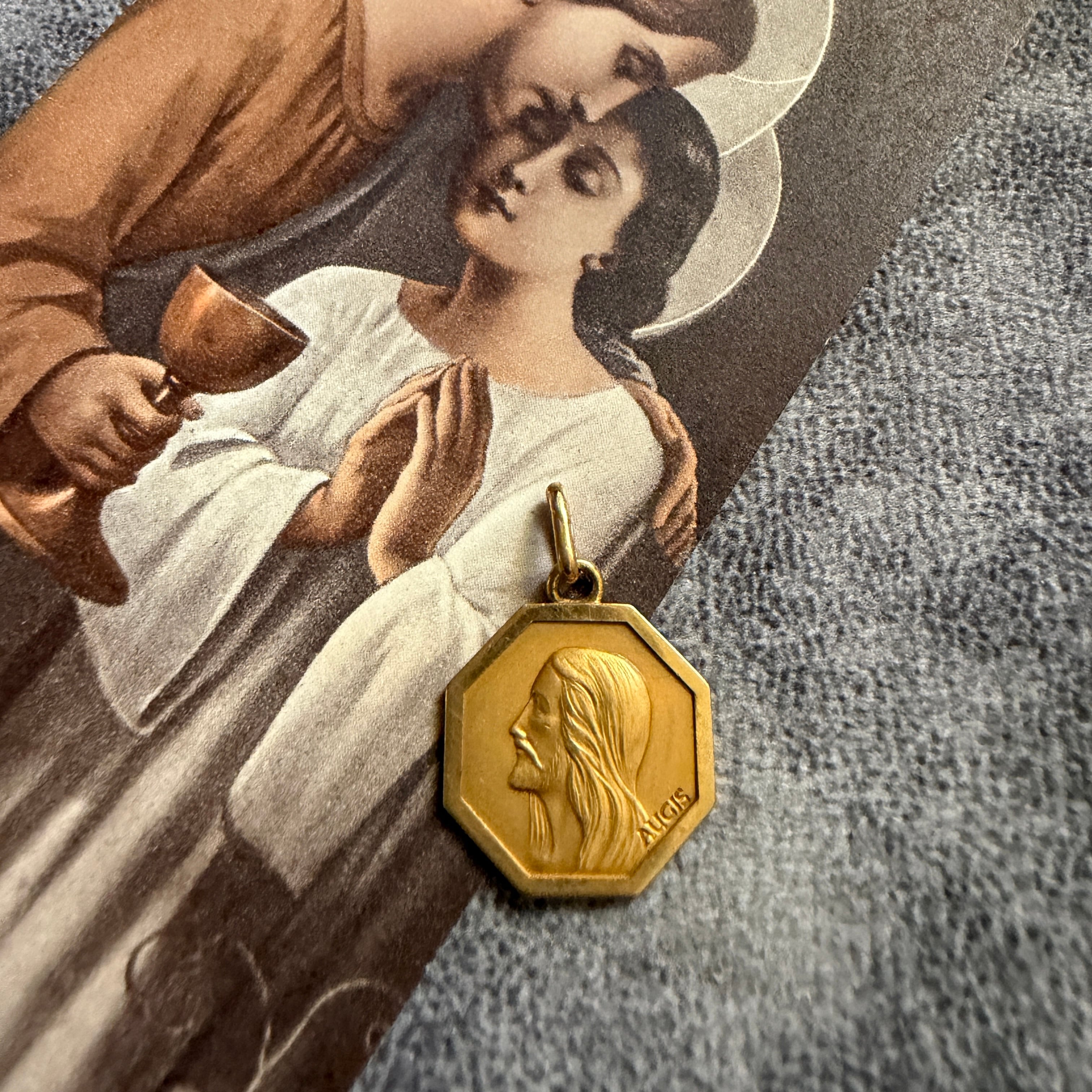 ゴールド系 | Antique medaille Mary