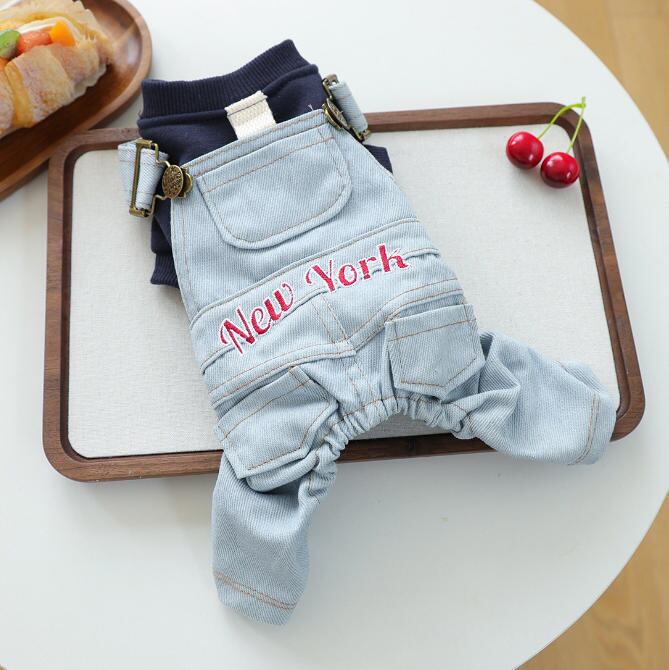 《予約》2101904 New Yorkデニム重ね着ロンパース