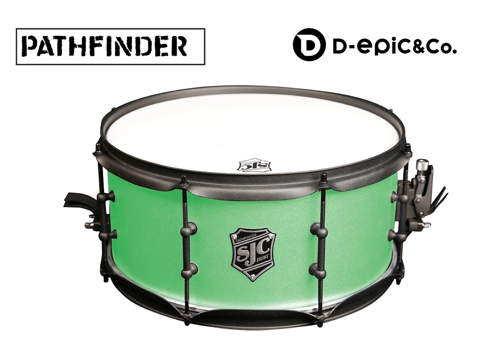 SJC Custom Drums – Pathfinder Series Snare Drum（Cosmic mint） | D