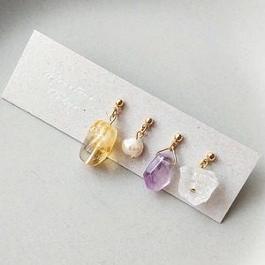 my stone no.3 ピアス＆イヤリング