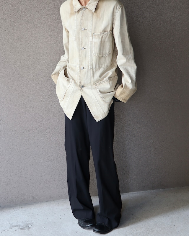 【Y's】Fade detail mid-length jacket