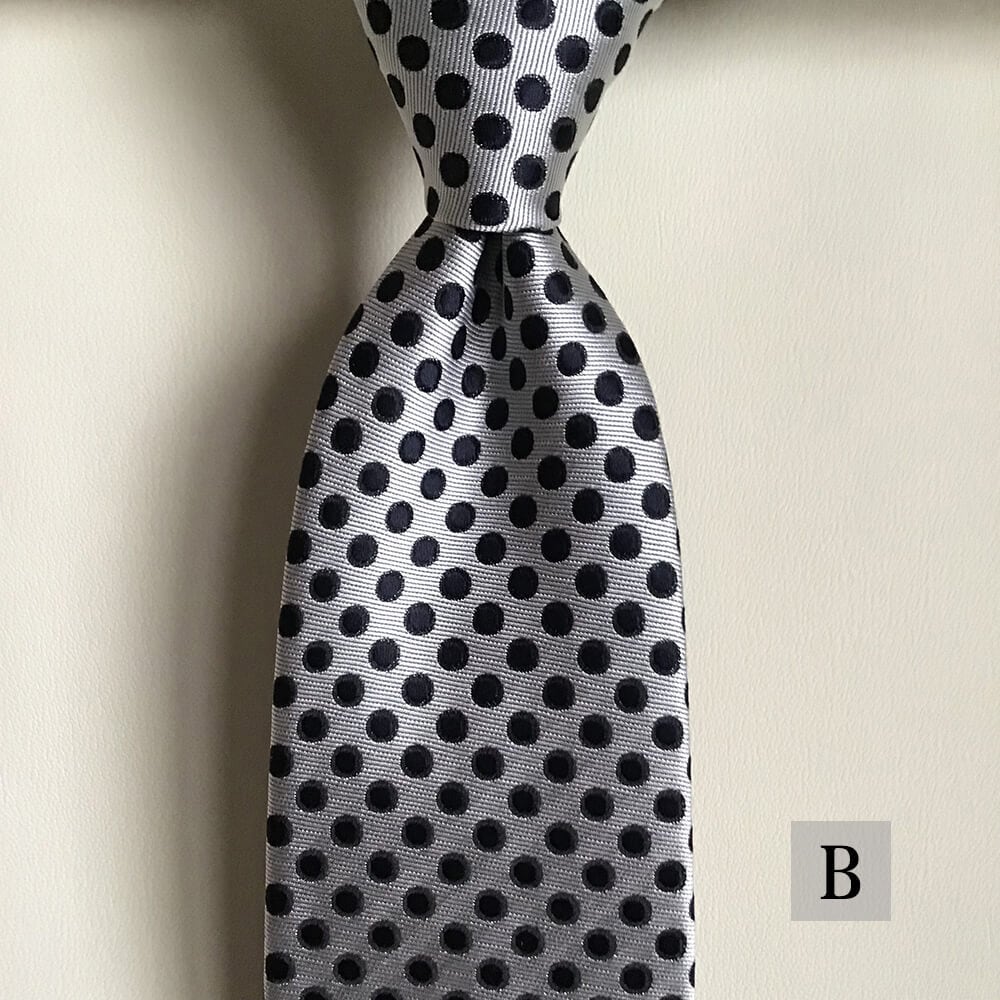ポルカドット(モノトーンカラー) ネクタイ | MORE