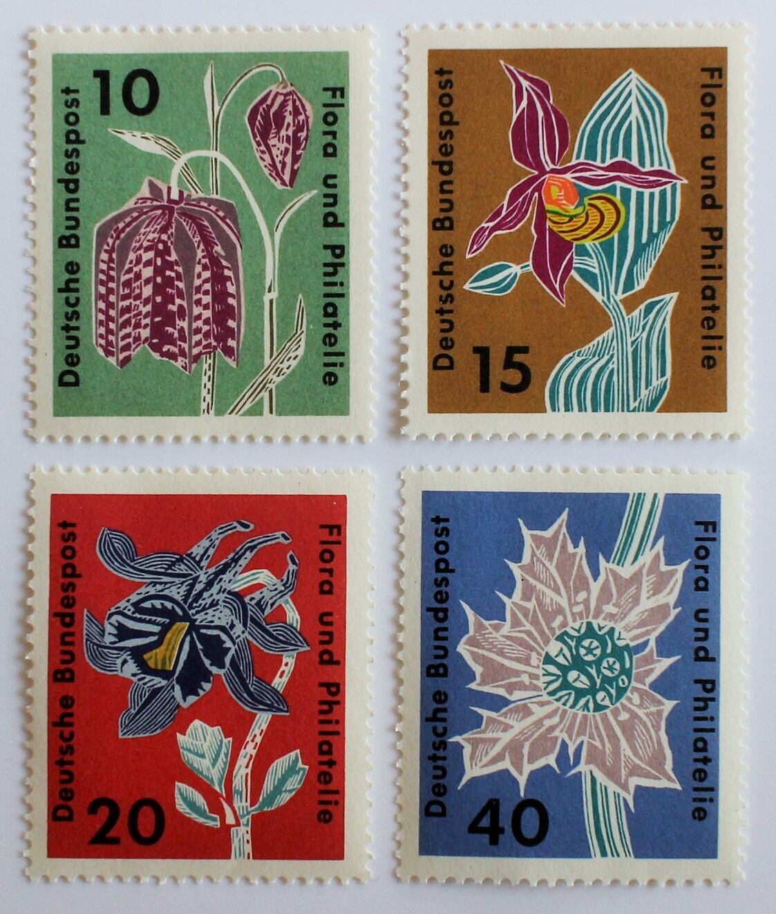 花 / ドイツ 1963 | Stempel ― 旅する切手 ―