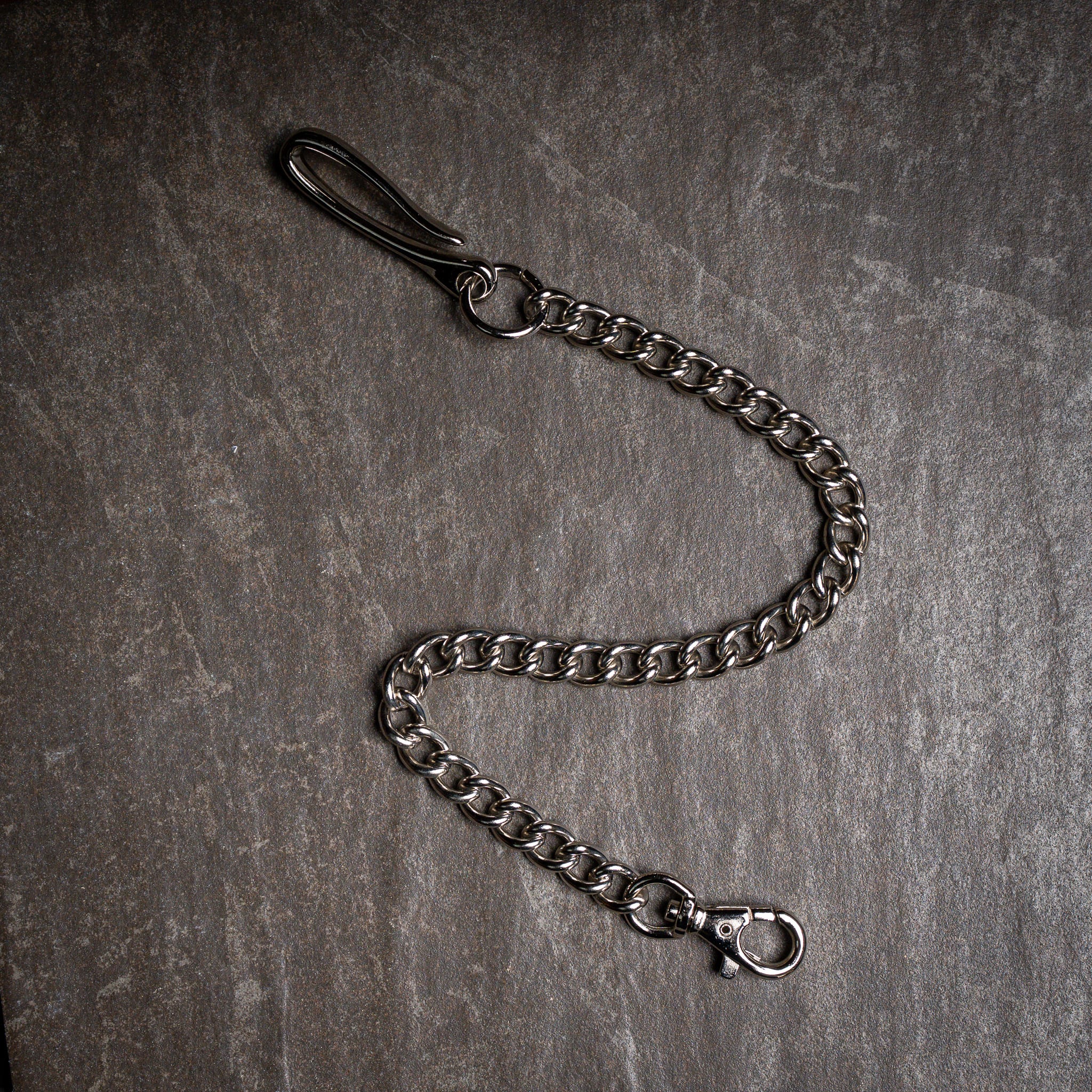Additive and Line】Wallet Chain Nickel Silver Curb Chain WCH-009