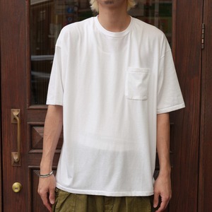FOUNDOUR (ファウンダ) 26SS "T/C POCKET TEE" -WHITE-