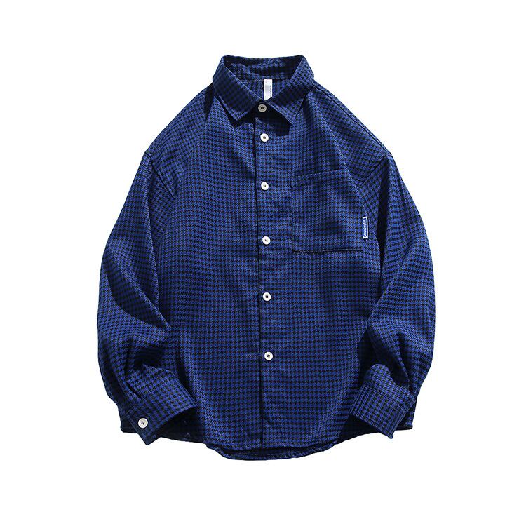 ★RETRO HOUNDSTOOTH SHIRT　　　07178