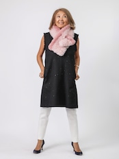 BEATRICE(ファー配色ショール)