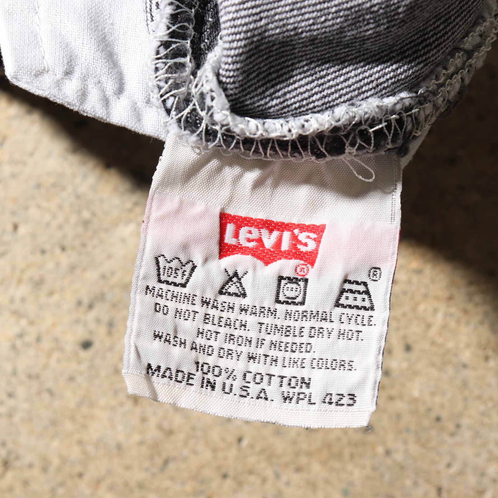 30×30 Levi's501 USA 先染め ブラックデニムパンツ リーバイス 30×30 Levi's501 USA 先染め ブラックデニムパンツ リーバイス
