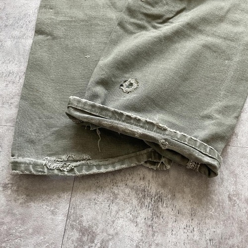 モスグリーン ダブルニー Carhartt B136 MOS 33×32 詳細写真16