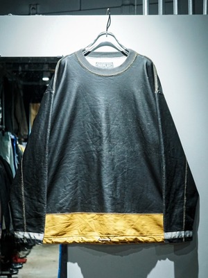 【add (C) vintage】"REPLAY" Rubber Coating Loose Pullover