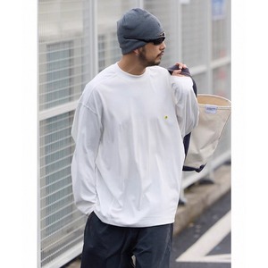 Smiley patch long sleeve tee 1053