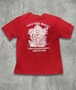 日本未発売【VANS USA】 "Light Hanging Service" グラフィックTシャツ（レッド）