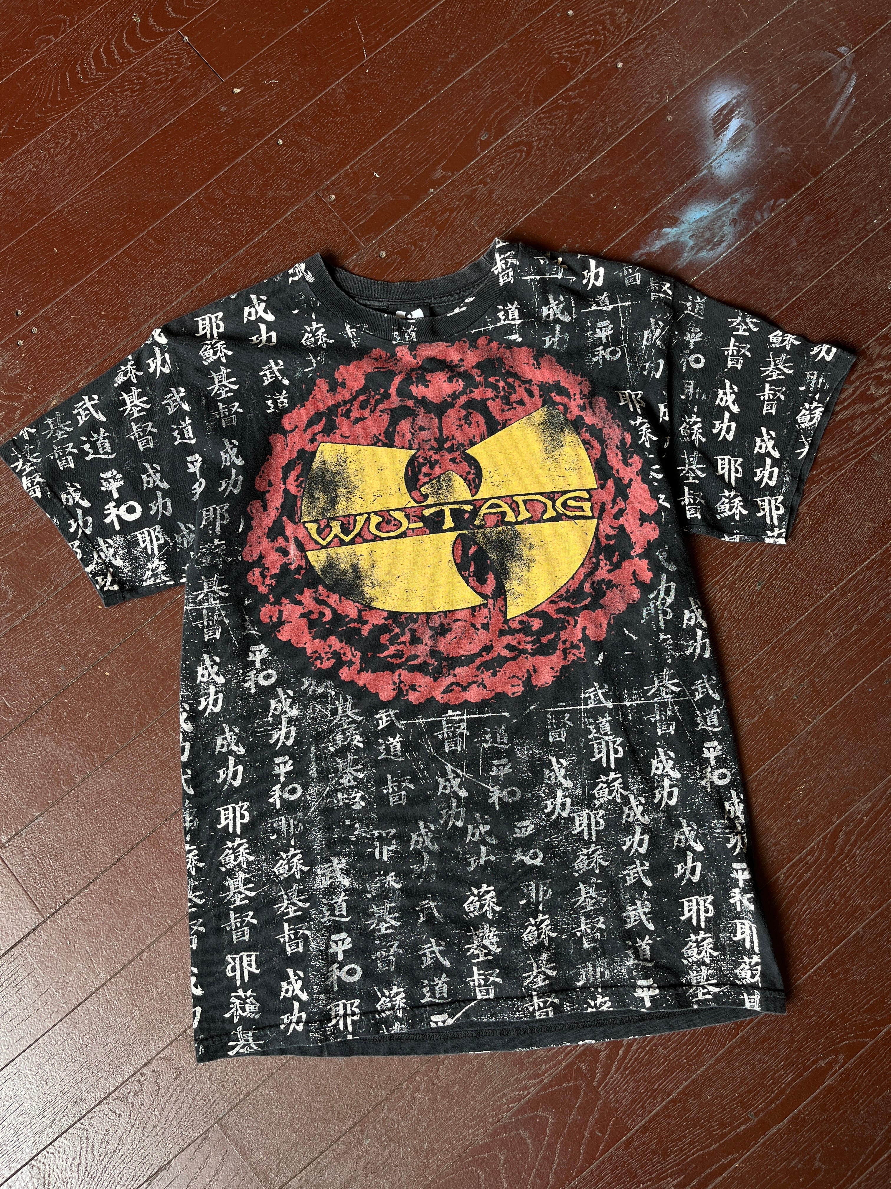 00's Wu-Tang Clan T-shirt 2007 ウータンクラン 漢字 ラップT rap tee