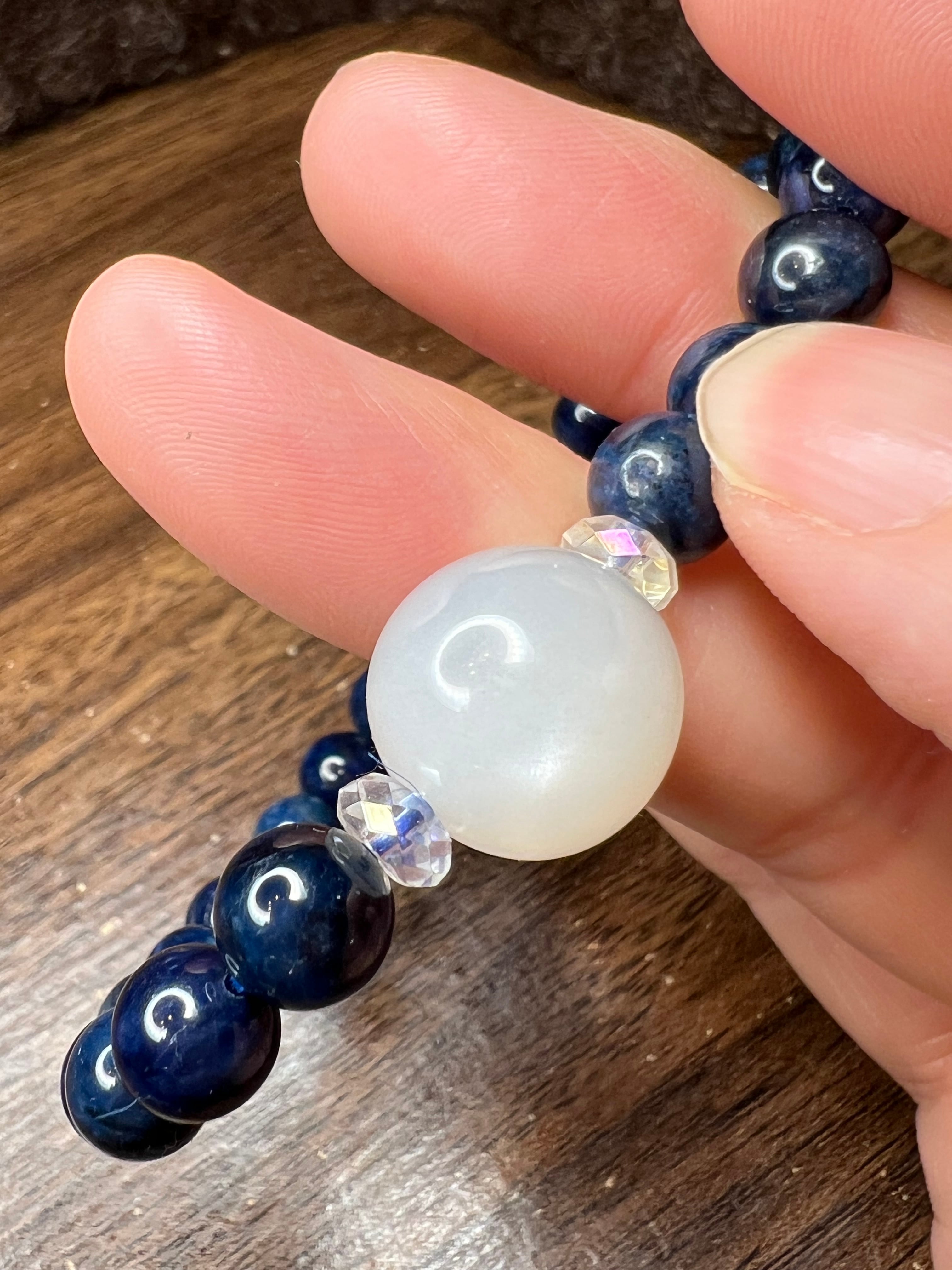 【ヒーリング】ムーンストーン&ブルースギライト