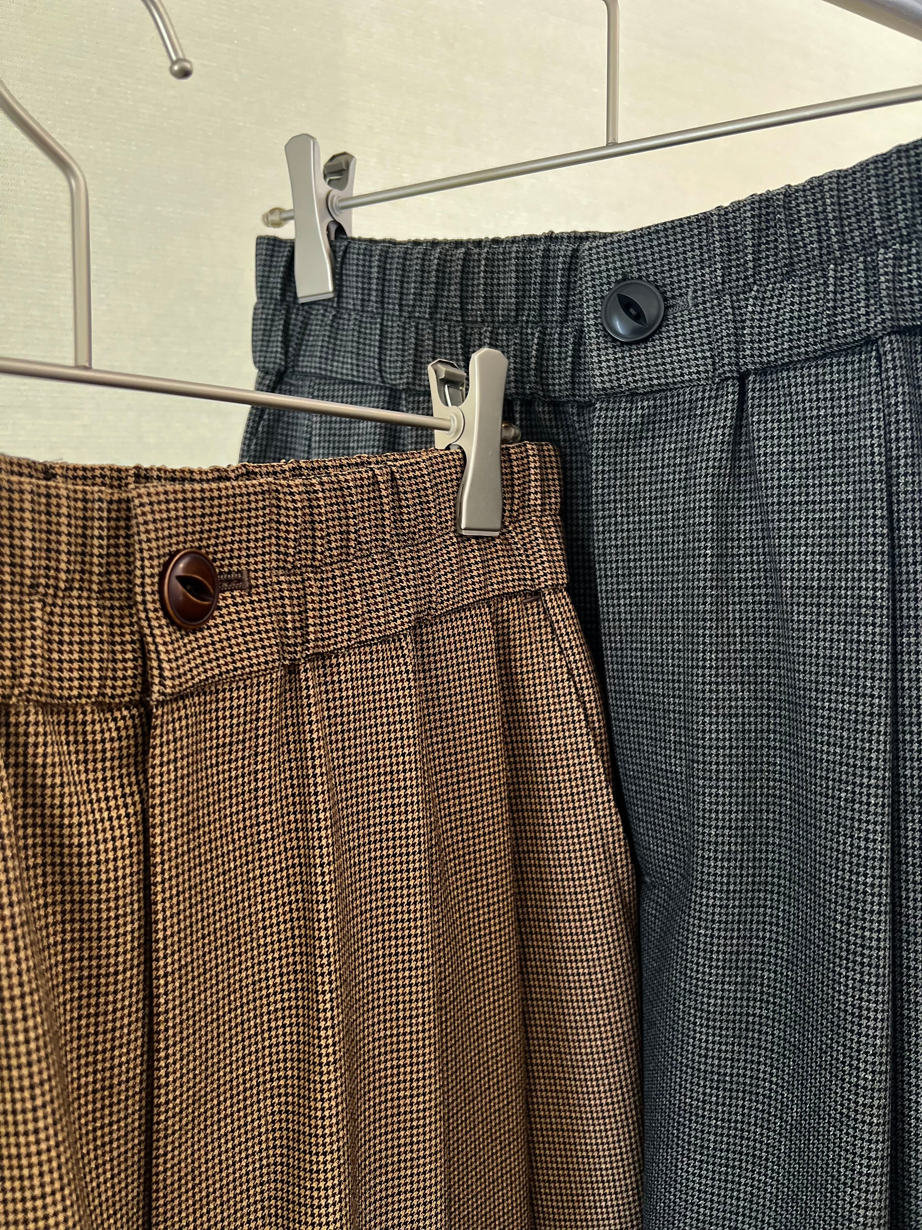 PASSIONE】千鳥柄タックコクーンパンツ 536658 | MIEL select shop