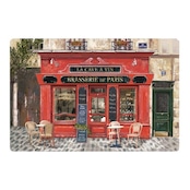 フランス雑貨 ランチョンマット 「Brasserie ブラッスリー」 WINKLER フランス土産 撥水 プレイスマット プラスティック製 ランチマット 洗える 大きめ テーブル用品 雑貨 2枚セット 食卓 おしゃれ 2枚組 食洗機対応 撥水