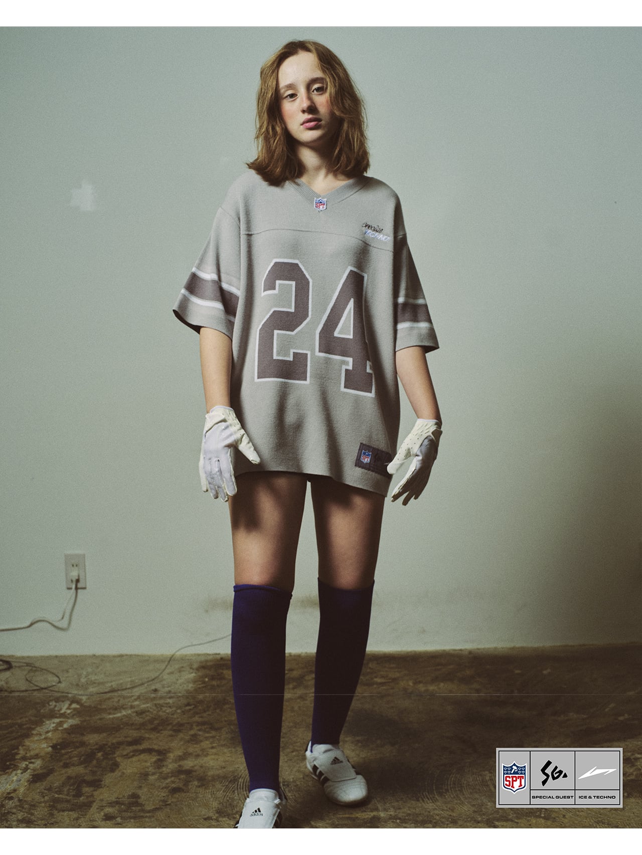 SPECIALGUEST × ICE&TECHNO football Knit UNEEK BASEMNT - Discover independent style.