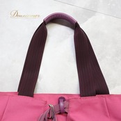 レディース トクコプルミエヴォル TOKUKO 1er VOL バッグ パープル系 トートバッグ 肩掛け 紫 橙 ハート ポケット かわいい カジュアル おしゃれ お出かけ 落ち着いた色 ピンク系 オレンジ系