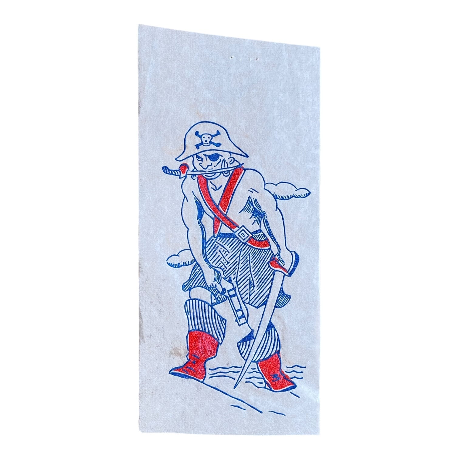 VINTAGE PIRATE IRON-ON TRANSFER | Rusty Acorn Antiques