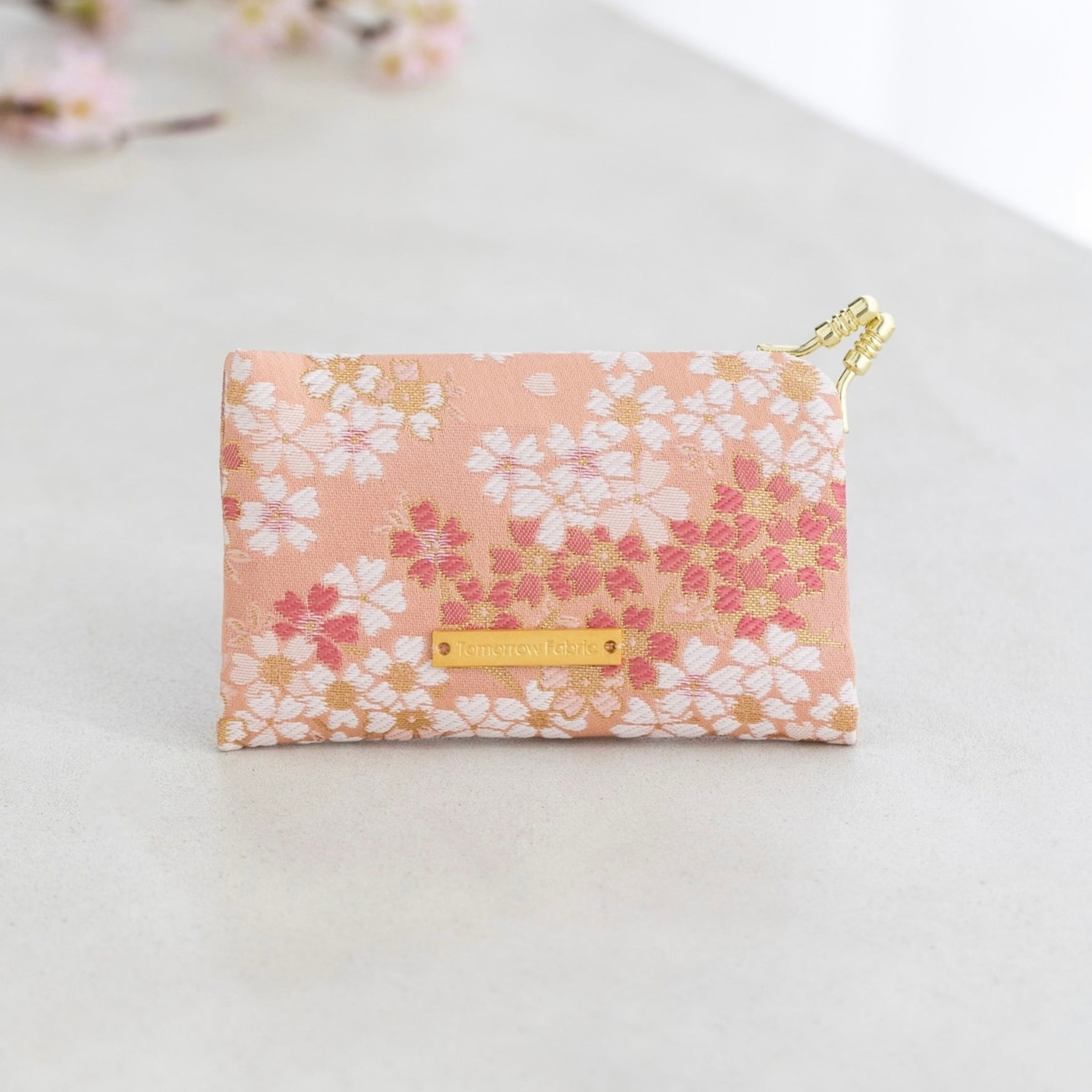 西陣織ミニ財布(カードケース) SAKURA / NCC2【人気商品】 | Tomorrow