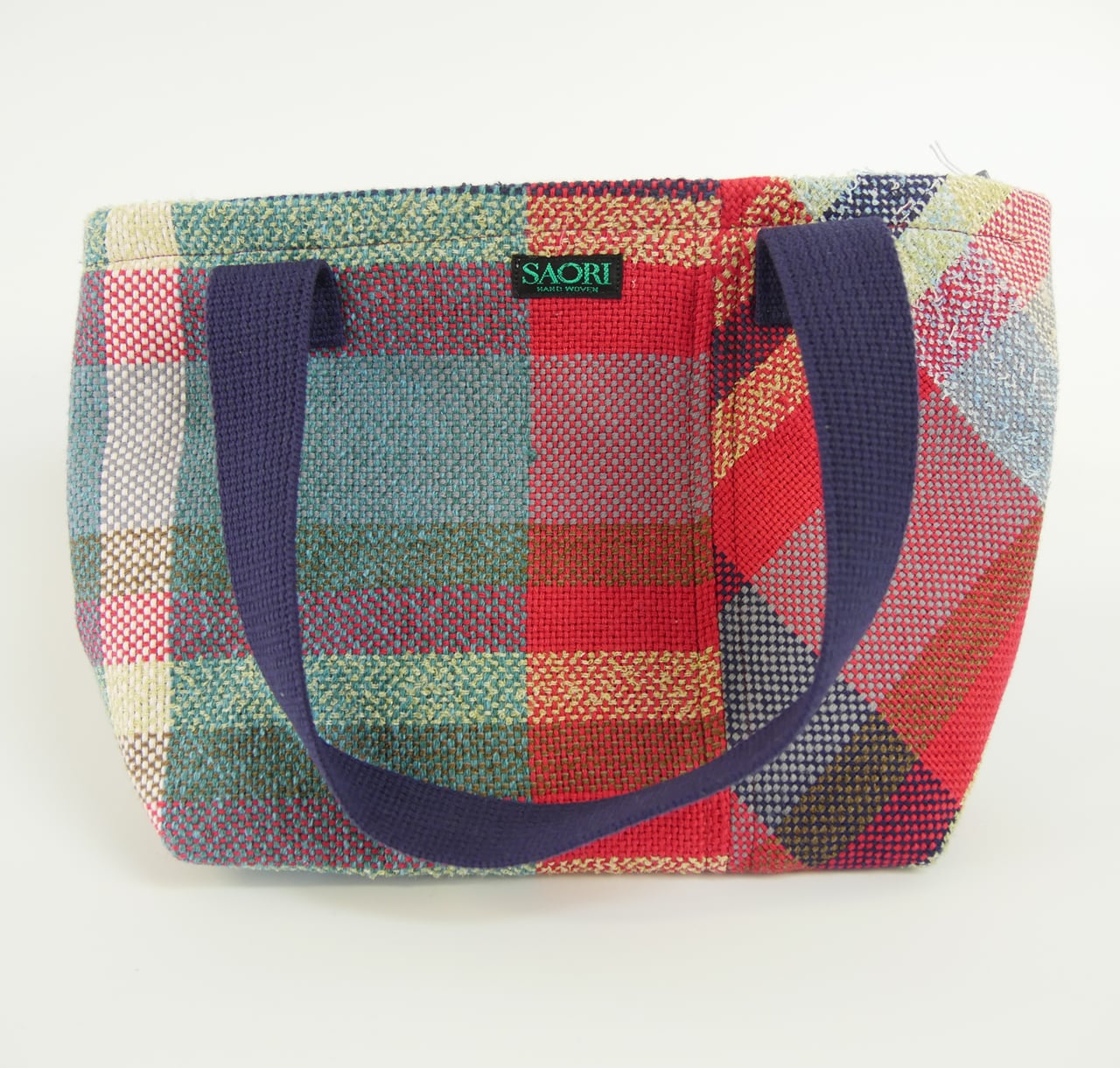 さをり織りバック（小）01 | よろこび SANUKI