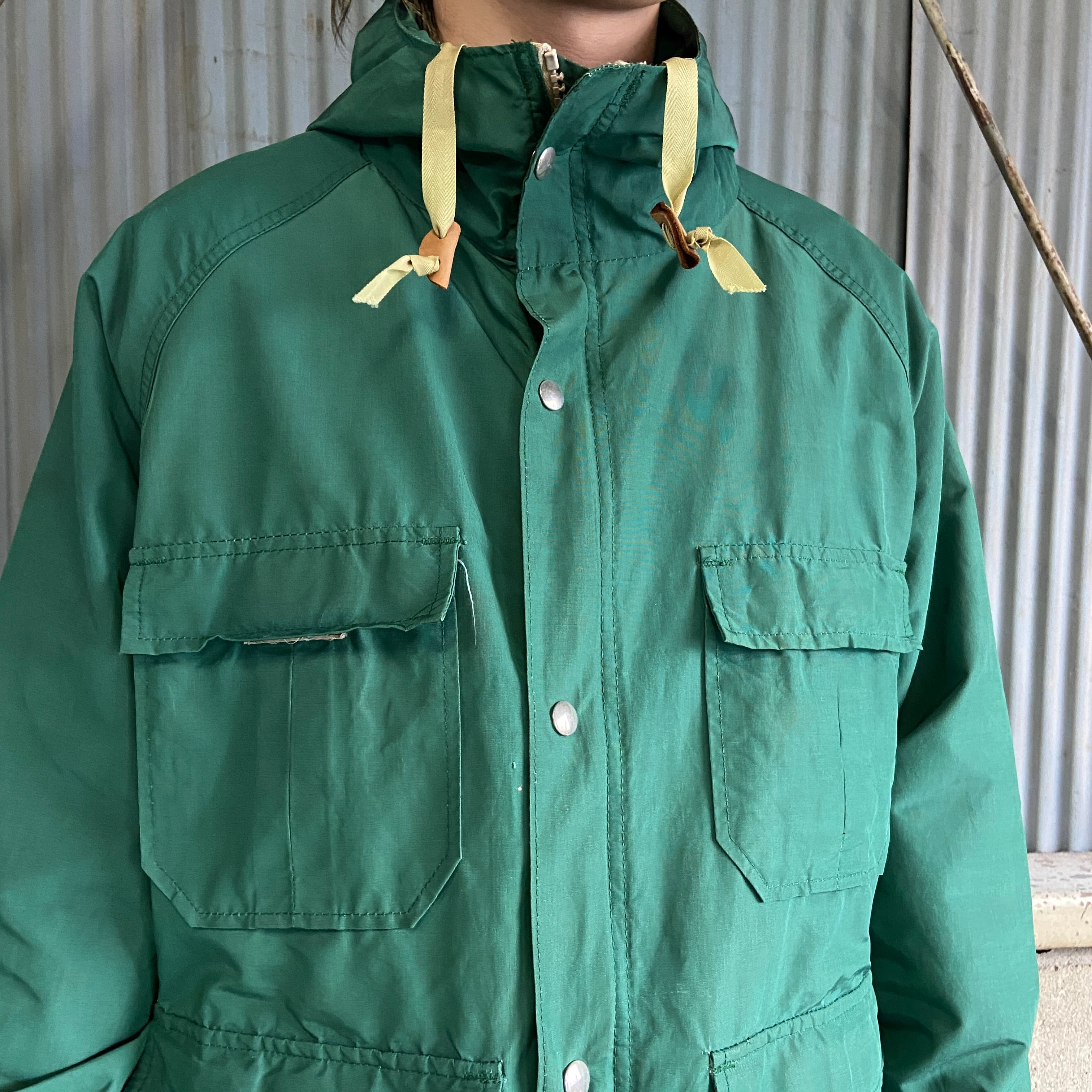 70年代 L.L.Bean エルエルビーン 筆記体タグ 60/40クロス マウンテン ...