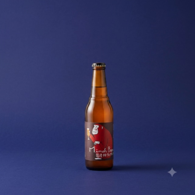 〈箕面ビール〉 国産桃ヴァイツェン 第3弾　清水白桃バージョン(330ml)