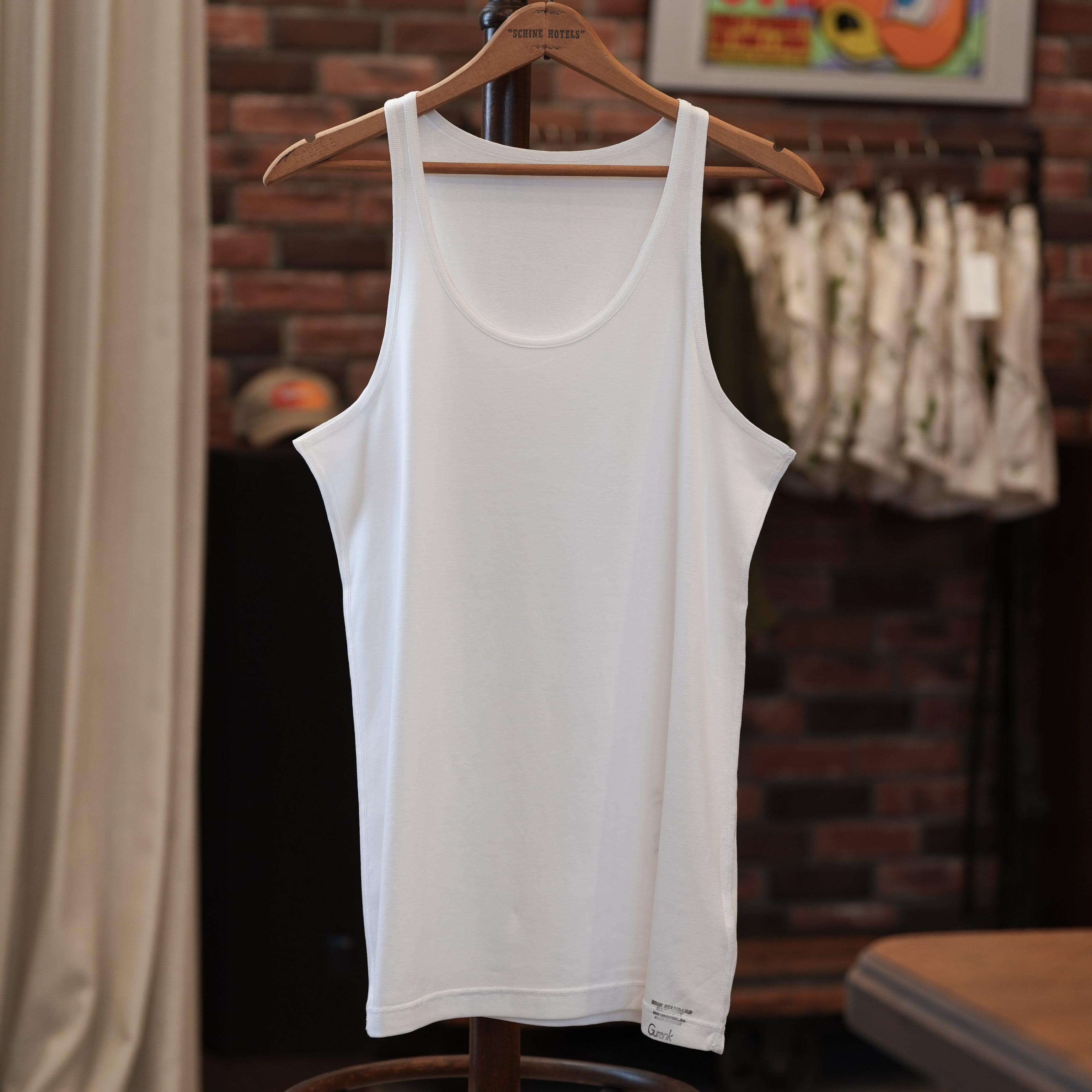 Gurank(グランク) 26SS "Tank top" -WHT-