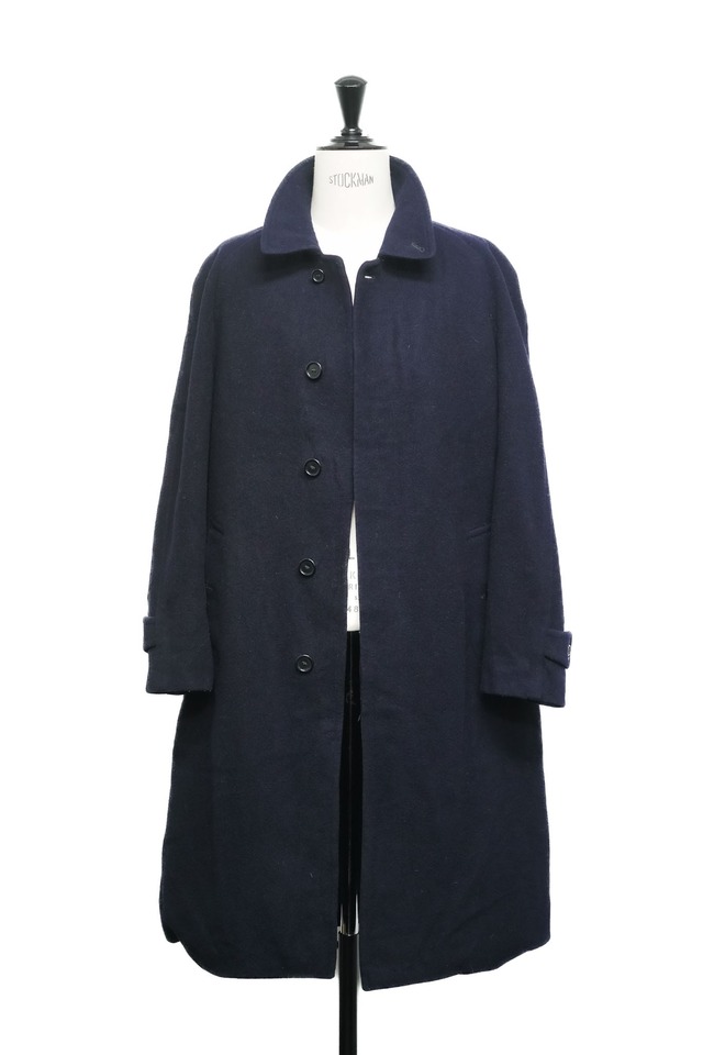 80’s “Burberrys” Wool & Camelhair Balmacaan Coat – Made in England