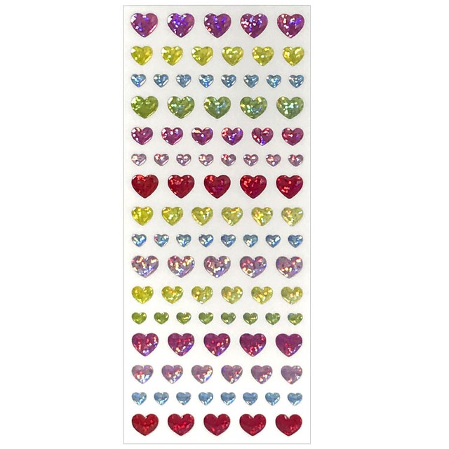 アクティブコーポレーション　ハート　ドロップシール　H07-ST-543