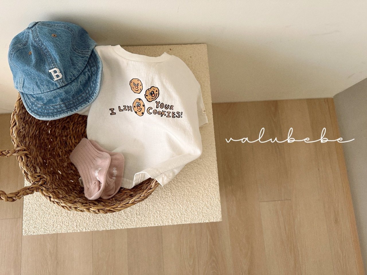 [valubebe] Cookie Single Tee / [벨루베베] 쿠키싱글티