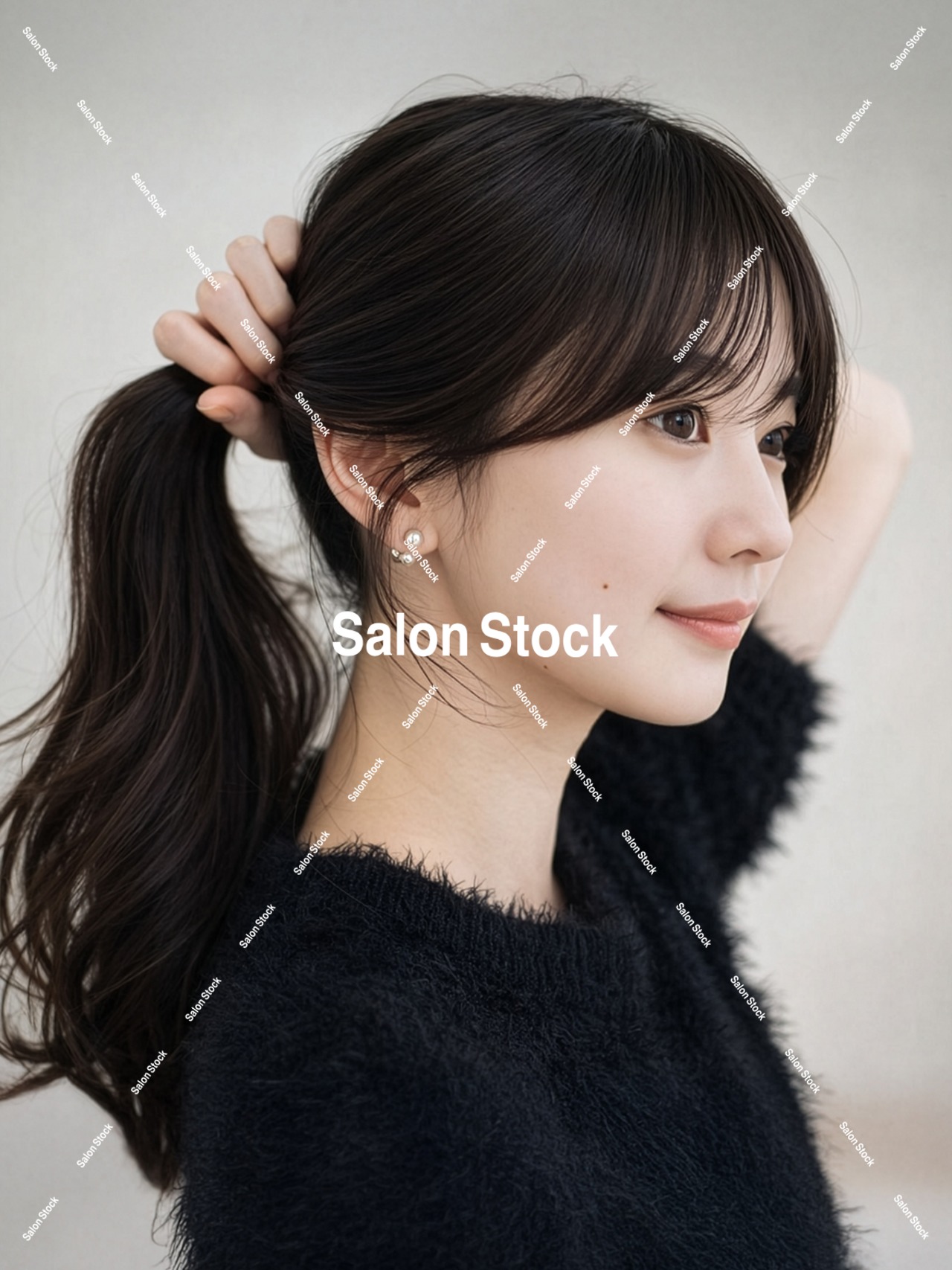 【レディース】ポニーテール(手づかみ)