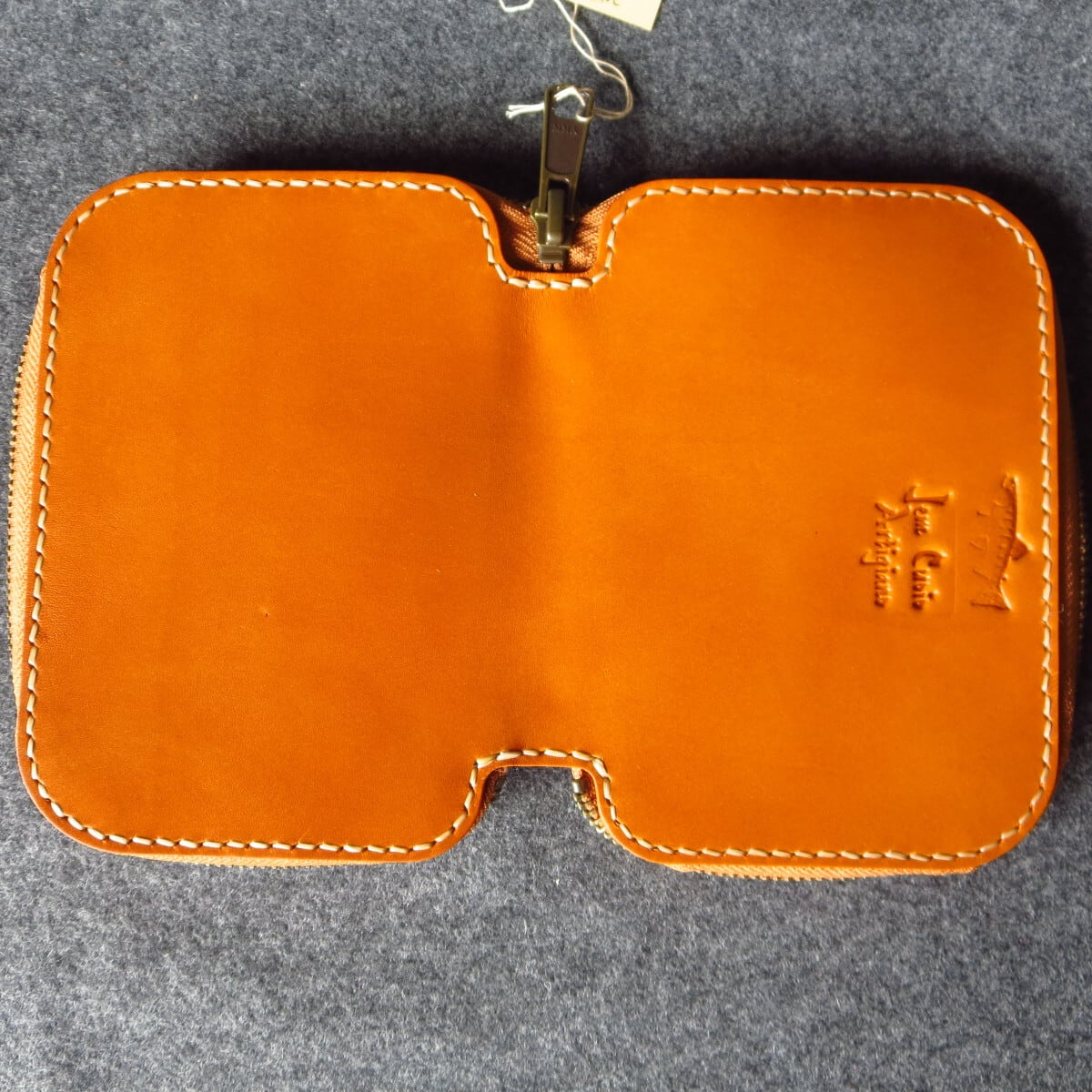 ルアーウォレット サドルレザー 栃木レザー社製牛革使用 キャメル