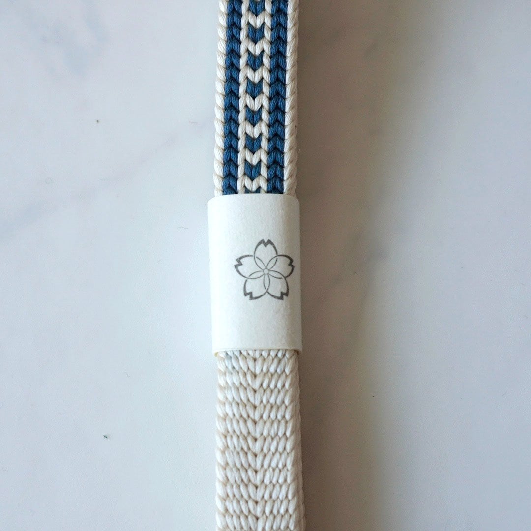 【和小物さくら・帯締め】生成り色 綾竹組帯締め No.250319⑥