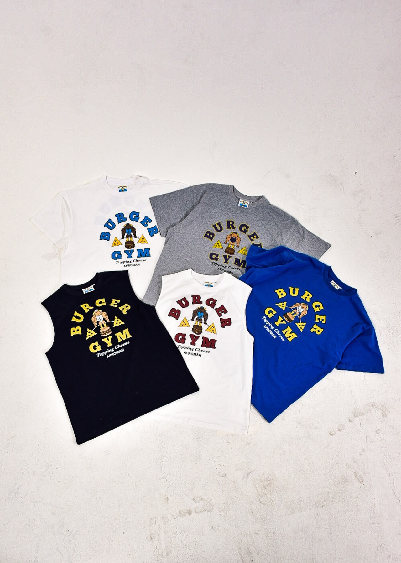 バーガージムタンクトップ　ネイビー