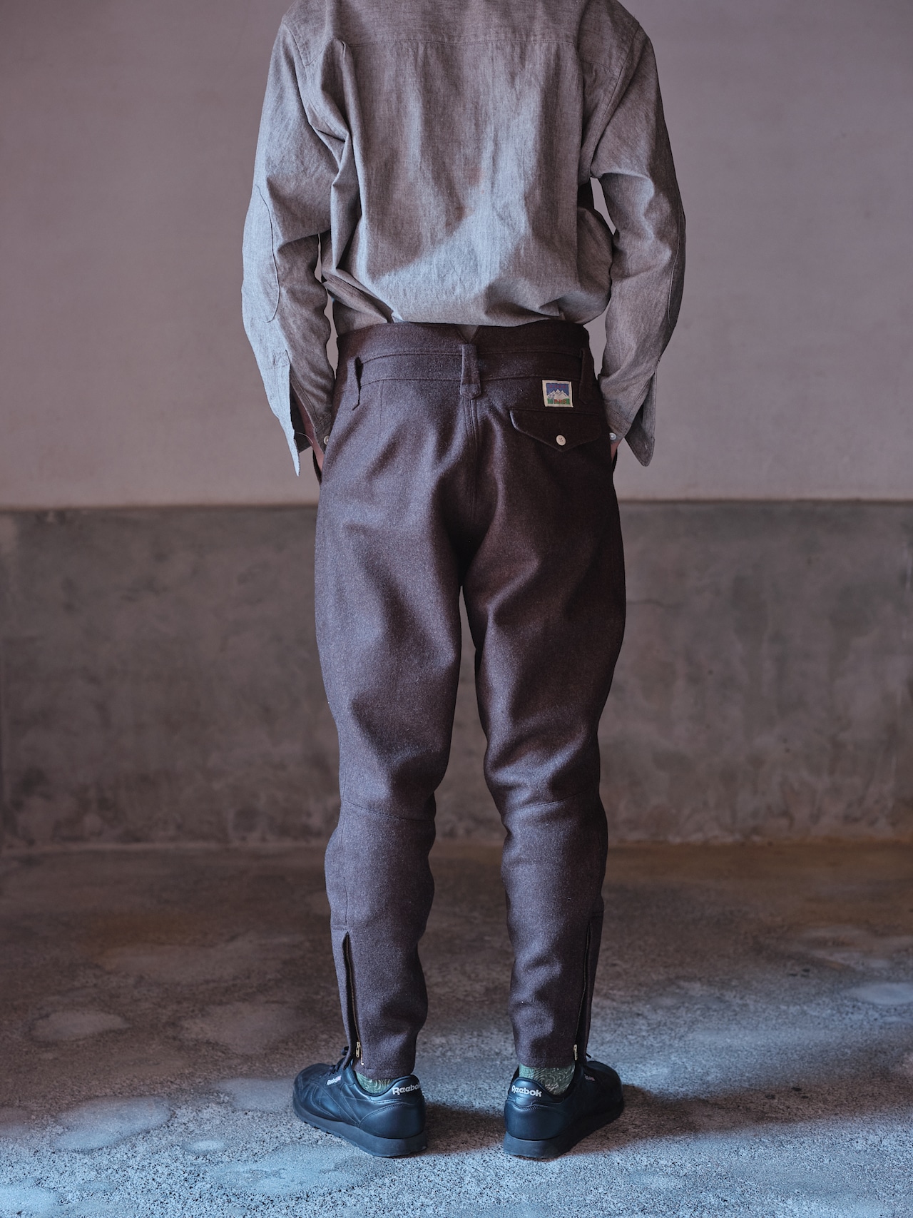 乘鞍印 羅紗乗馬ズボン