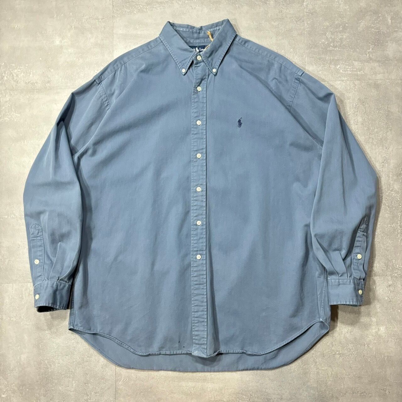 《XL》Ralph Lauren ラルフローレン 長袖シャツ ボタンダウン 90年代〜 no3994