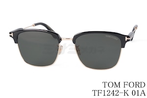 TOM FORD サングラス TF1242-K 01A サーモント スクエア オーバーサイズ ブロー コンビ メンズ レディース 大きいメガネ アジアンフィット ITALY イタリア製 トムフォード