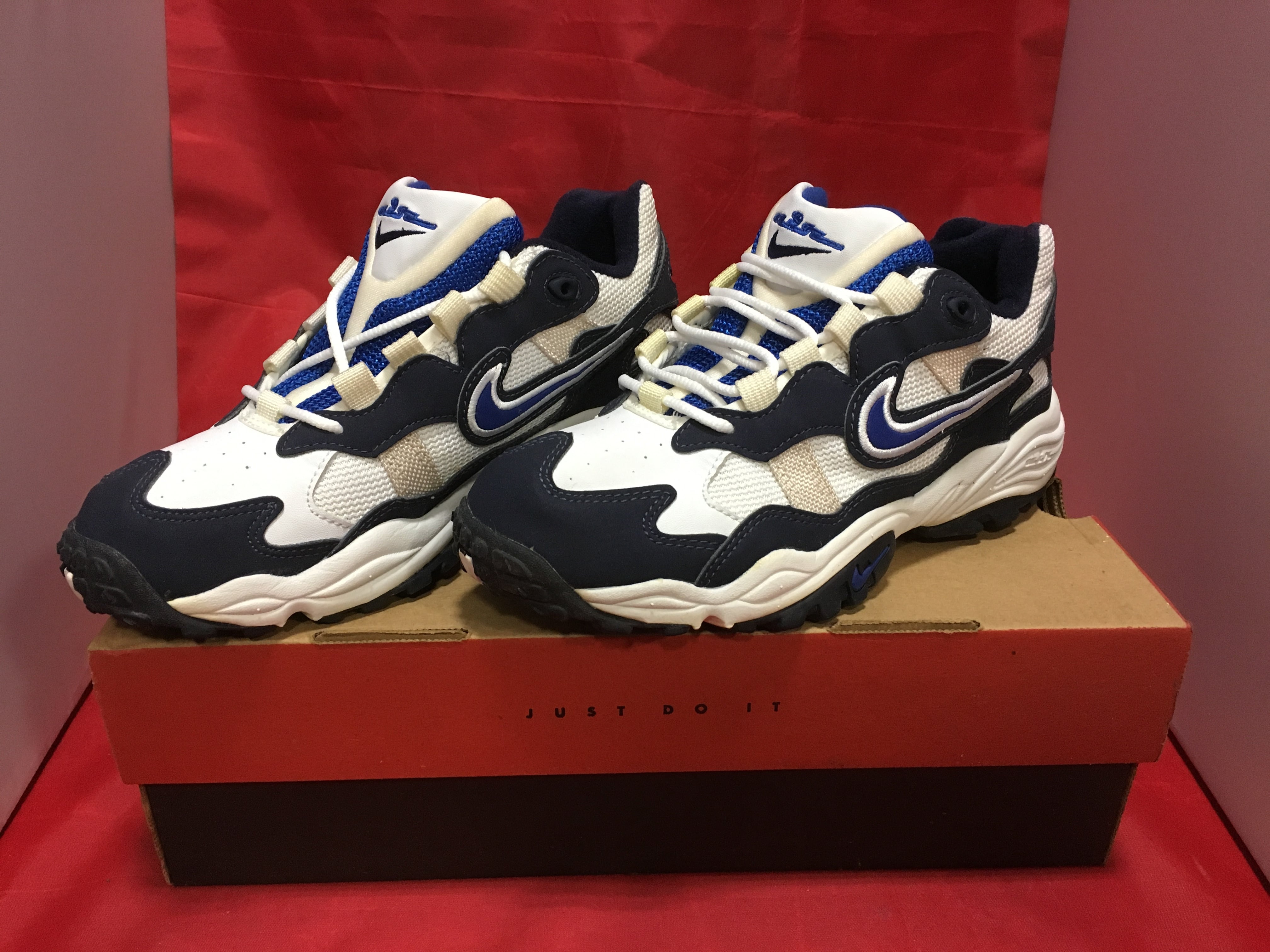 NIKE（ナイキ） AIR WORP TRAINER（エア ワープ トレーナー）白/紺