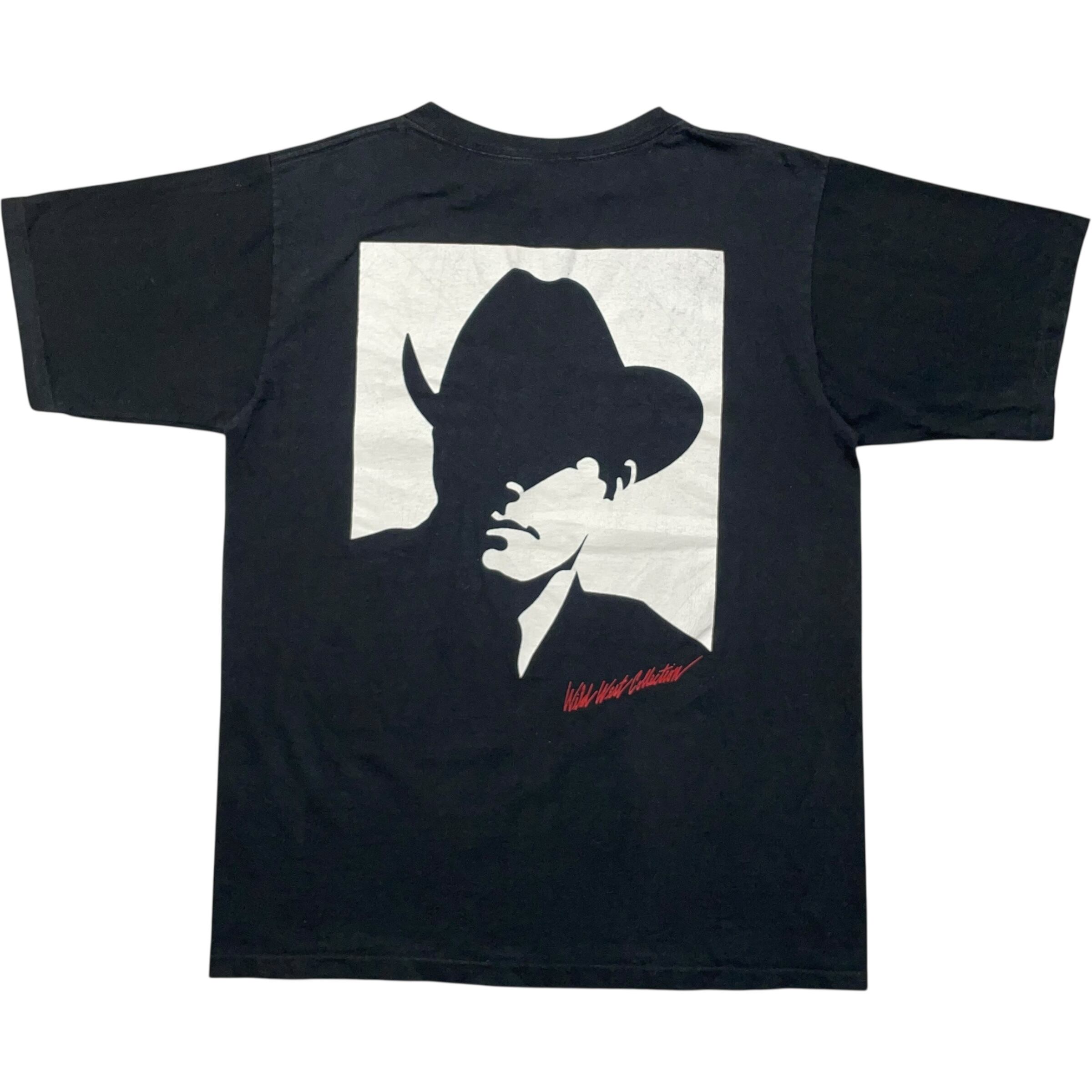 《L》Marlboro マルボロ Tシャツ 両面プリント カウボーイ ブラック シングルステッチ USA製 90年代 vintage no.8502