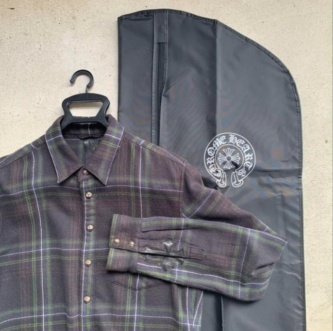 CHROME HEARTS クロムハーツ ルーズエンドシャツ チェックシャツ CHROME HEARTS クロムハーツ ルーズエンドシャツ チェックシャツ